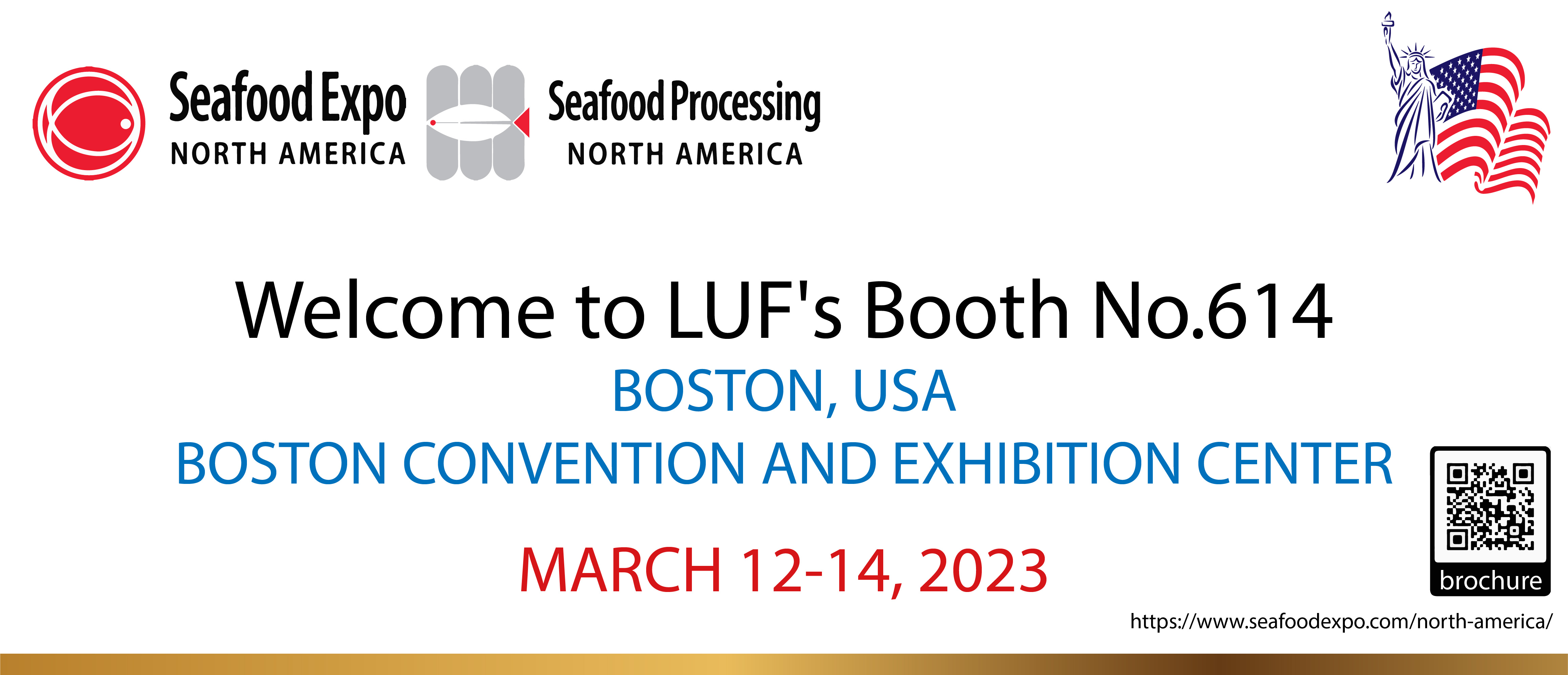 SEAFOOD EXPO NORTH AMERICA : MID MARCH'23 - SEE YOU THERE!